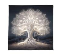 Florisync White Tree Tarot Cloth Astrology Divination Table Cover Tapestry Deck Mat Ritual Supply Accessory Altars Tarots Card Cloth