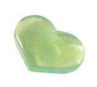 Florite Stones Collapsed - Stone Beads in a of Heart - Spiritual Guide Unlocking Natural Green Rock Reiki Amethyst Pocket Stones