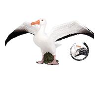 FLORMOON Albatross Figure Realistic Animal Figurines Early Educational Bird Toy Science Project Christmas Birthday Cake Topper for Kids Toddler