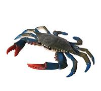 FLORMOON Blue Crab Figures - Realistic Animal Figures Pretend Play Toy - Learning Educational Toy Christmas Birthday Gift Cake Topper Teacher Rewards for Kids Children