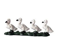 FLORMOON Duckling Group Figure Realistic Animal Figurines Early Educational Goose Toy Science Project Christmas Birthday Cake Topper for Kids Toddler