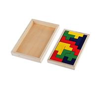 Flormoon Pentomino Puzzle Wooden Brain Teaser Mind Novelty Trick Kids Learning Toys for Boys and Girls