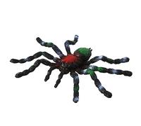 FLORMOON Spider Toys, Realistic Rubber Tarantula Figurines for Halloween Decor, Trick Joke Props, Birthday Party Cake Topper Gift for Boys and Girls