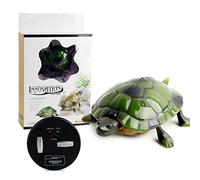 FLORMOON Tortoise Figures Realistic Remote Control Animal Wireless Fake Scare Prank Toy for Kids, Great for Pranks and Halloween Decorations (Without battery)