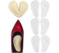 FLORNO Arch Support Insoles for Flat Feet, Plantar Fasciitis, High Arch, Unisex, 4 Pairs