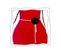 Florry Pearl Body Chain Waist Chain Flower Belly Chain for the Waist Pearl Chain Belts Waist Jewelry for Women, One Size, Non-Precious Metal, No Gemstone