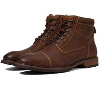 Florsheim Men's Chalet Cap Toe Boot Ankle, Brown Crazy Horse, 9 UK