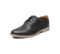Florsheim Men's Herington Plain Toe Oxford, Black Crazy Horse, 6 UK