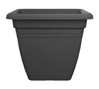 Florus 40cm Mediterran Quadro Flower Pot - Anthracite