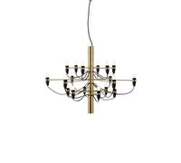 Flos 2097 Sarfatti chandelier Brass 18 lamps