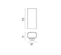 Flos Climber UP&Down 87 Outdoor Lighting Anthracite Grey