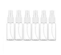 Flosfjylo 6 pcs Mini Travel Spray Bottles, Spray Bottles, Perfume Travel Bottle, 0.7oz/20ml, Plastic, Empty, for Makeup, Skincare, Cleaning, Airplane Carry