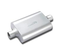 Floshine Universal Mufflers Dual Chamber 2" inlet (ID) 2" outlet (ID) overall 17" Performance Automotive Muffler Exhaust FH42040