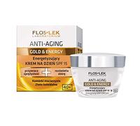 FLOSLEK Energizing Day Cream SPF 15 | 50 ml | Restores Elasticity & Brightens | Suitable for People with Wrinkly Mature Skin | Dermatologically Tested