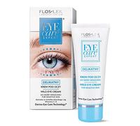 FlosLek Light Eye Cream for Sensitive Skin 30 ml Nourishes, Moisturises and Reduces Wrinkles Care for Delicate Skin Around the Eye Area