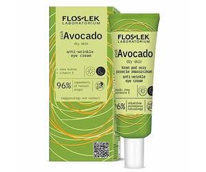 FLOSLEK richAvocado Anti-Wrinkle Eye Cream | Visibly Reduces Dark Circles, Puffiness & Crows Feet | Eye Lifting Serum to Brighten, Revive and Refresh | 30 ml