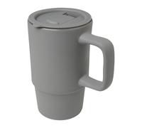 Floso Carter Ceramic 450ml Travel Mug in Grey Floso Grey