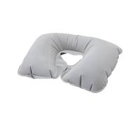 Floso Inflatable Plain Travel Pillow In Grey Grey One Size