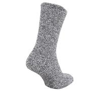 FLOSO Ladies Warm Slipper Socks With Rubber Non Slip Grip