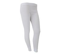 FLOSO Ladies/Womens Thermal Underwear Long Jane/Johns (Standard Range) (White) - Size UK 26 (Women's)
