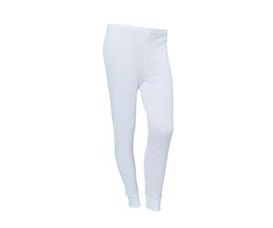 Floso® Ladies/Womens Thermal Underwear Long Jane (Viscose Premium Range) (Hip Fit: 34-36inch (10-12)) (White)