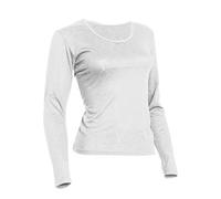 Floso® Ladies/Womens Thermal Underwear Long Sleeve T-Shirt (Viscose Premium Range) (Chest 32-34inch (GB 8-10)) (White)