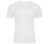 Floso Men's Thermal Underwear Short Sleeve T-Shirt Vest Top (Standard Range) in White | Size: Large Floso White L