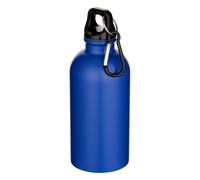 Floso Oregon Matte Stainless Steel 400ml Carabiner Water Bottle in Blue Floso Blue