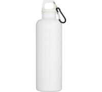 Floso Oregon Plastic Carabiner Clip 750ml Water Bottle in White Floso White