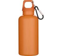 Floso Oregon Solid Plastic Carabiner Clip 400ml Water Bottle in Orange Floso Orange