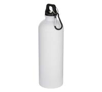 Floso Oregon Stainless Steel Carabiner Clip 750Ml Water Bottle In White White