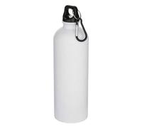 Floso Oregon Stainless Steel Carabiner Clip 750Ml Water Bottle In White White