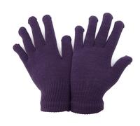 FLOSO Unisex Magic Gloves (Purple) - One Size