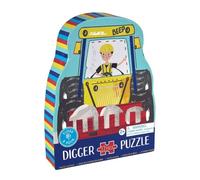 Floss and Rock 44P6422 Construction 12 Piece Shaped Jigsaw with Shaped Box