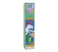Floss and Rock Dino Colouring Fun and Games Mat, Silicone, 15.3 x 11.4 Inches, Arts and Crafts