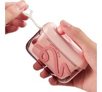 Floss Case - 2.76 inches Flosser Dispenser, Flexible Floss Pick Organizer, FlossContainer for Travel | Heavy Duty Automatic Flosser Organizer, Portable Teeth Cleaning Supplies for Hotels