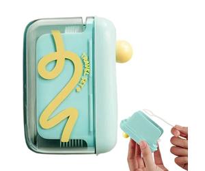 Floss Dispenser - Floss Box Teeth Cleaning, Lightweight Portable Automatic Hygiene Dispensers, 70g Lightweights Design, Refreshed Written Routine Solution | for Fitness Travel Daily Care