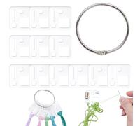 Floss Drops Cross - Thread Wrapping Bobbins, Floss | Practical Embroidery Thread Bobbins and Drops for Cross Projects, Easy Storage Kit for Embroidery Threads, Reusable