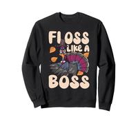 Floss Like A Boss Funny Thanksgiving Day Turkey Pilgrim Fall Sweatshirt
