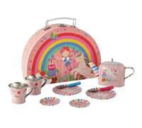 Floss & Rock 10 Piece Rainbow Fairy Tin Tea Set