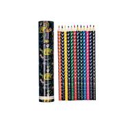Floss & Rock 12 Coloured Pencils Tube - Dinosaur Floss & Rock Multicolor