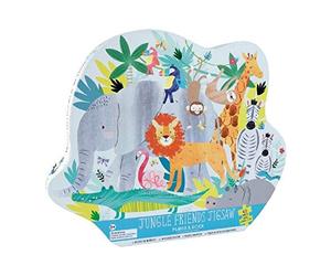 Floss Rock 42P6330 Jungle Friends Shaped Jigsaw with Shaped Box, 40 Piece Set