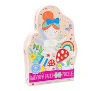 Floss Rock 42P6331 Rainbow Fairy Shaped Jigsaw with Shaped Box, 20 Piece Set