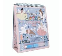 Floss & Rock 43P6394 Enchanted Magic Color Changing Watercard Easel and Pen, Multicolor