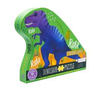 Floss & Rock Dinosaur Shaped Jigsaw Puzzle with Shaped Box, 40 Piece