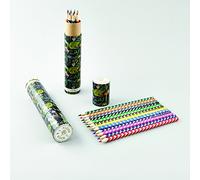 Floss & Rock Dinosaur Tube of 12 Coloured Pencils