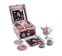 Floss & Rock Enchanted Musical Tin Tea Set in House Case