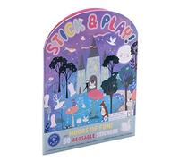 Floss & Rock Enchanted Stick and Play Kids Activity Book with 50 Reusable Stickers