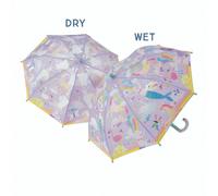 Floss & Rock Kids Colour Changing Umbrella Brolly - Fantasy Mermaid in Pink Floss & Rock Pink