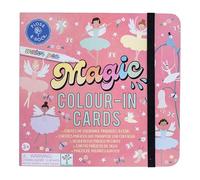Floss & Rock - Magic Colour Changing Water Cards - Enchanted Theme, 10 Reusable Cards and Water Pen - Mess Free Colouring Set for Age 3+, FSC Certified, Printed with Vegetable Inks